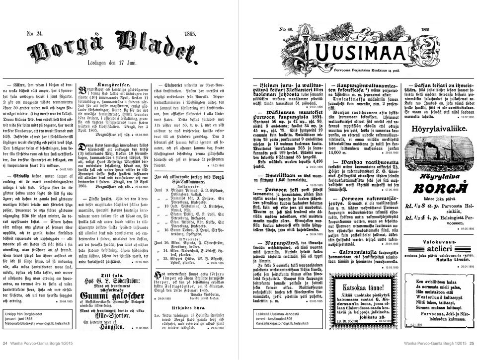 digi.lib.helsinki.fi Leikkeitä Uusimaa -lehdestä tammi - kesäkuulta1895 Kansalliskirjasto / digi.lib.helsinki.fi 11.02.