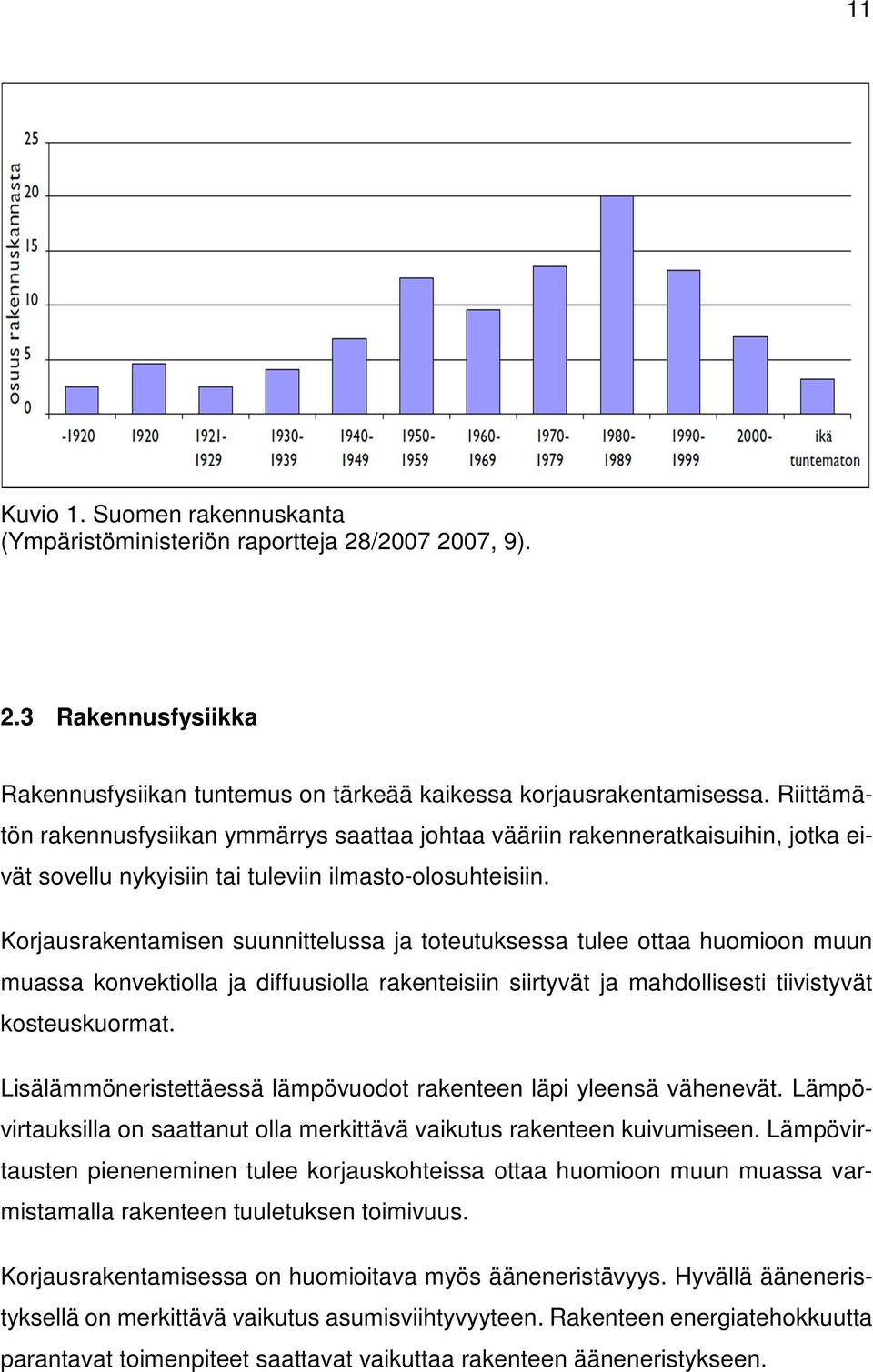 Korjausrakentamisen suunnittelussa ja toteutuksessa tulee ottaa huomioon muun muassa konvektiolla ja diffuusiolla rakenteisiin siirtyvät ja mahdollisesti tiivistyvät kosteuskuormat.
