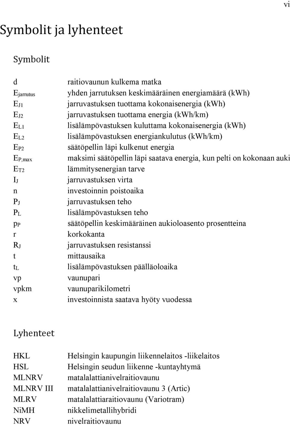 kulkenut energia maksimi säätöpellin läpi saatava energia, kun pelti on kokonaan auki lämmitysenergian tarve jarruvastuksen virta investoinnin poistoaika jarruvastuksen teho lisälämpövastuksen teho