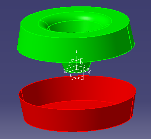 CAD Pikaopas Scaling Core and Cavity Design Insert Operations Scaling Skaalaa kappaletta määrätyn kohdan suhteen. Skaalaus voidaan tehdä joko pisteen tai erillisten tasojen suhteen.