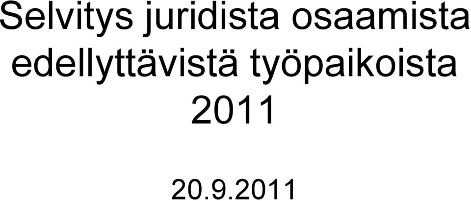 osaamista