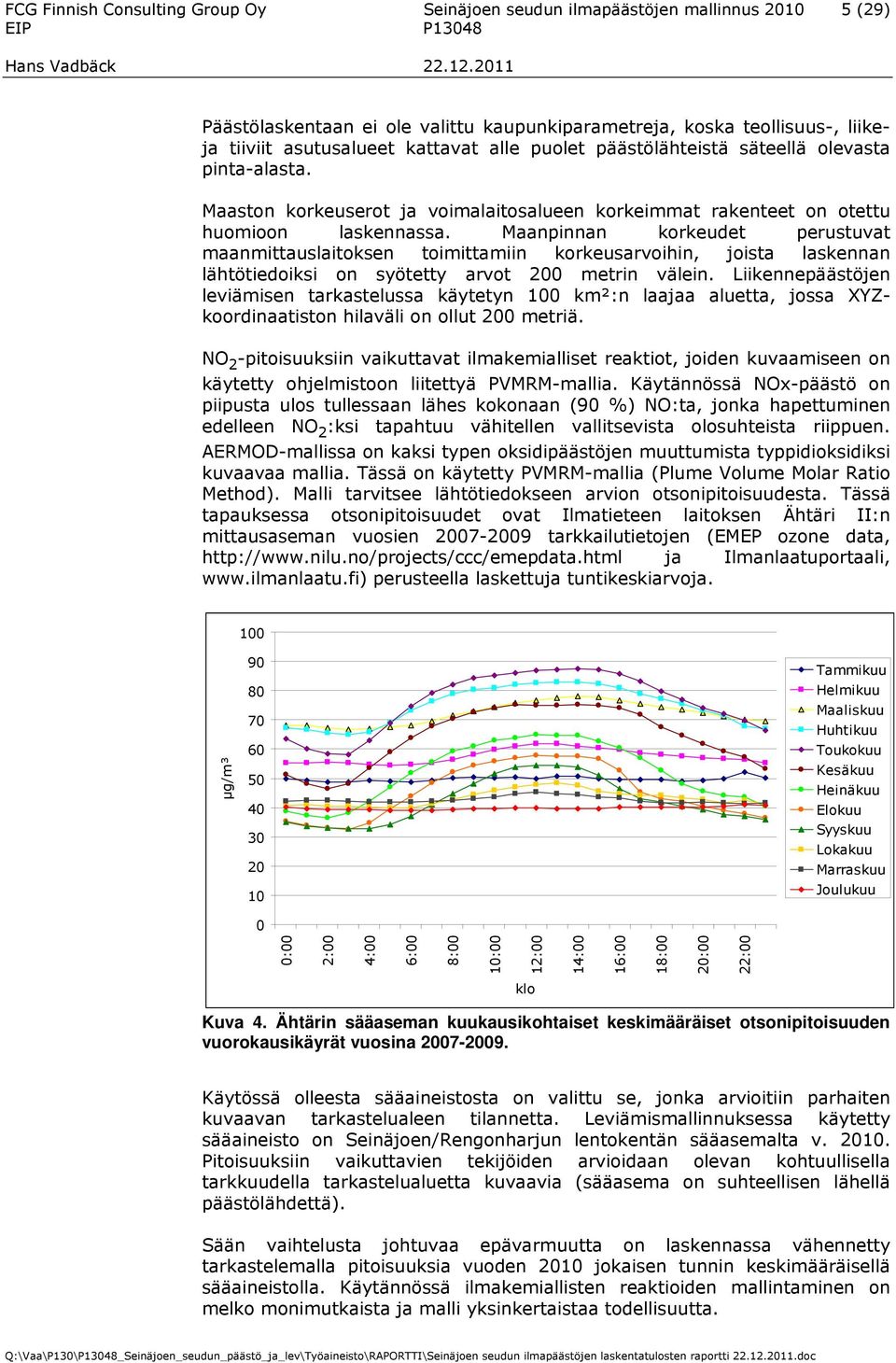 Maanpinnan korkeudet perustuvat maanmittauslaitoksen toimittamiin korkeusarvoihin, joista laskennan lähtötiedoiksi on syötetty arvot 200 metrin välein.