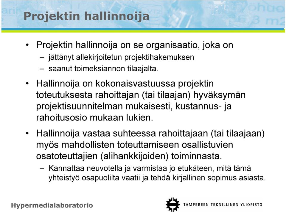 rahoitusosio mukaan lukien.