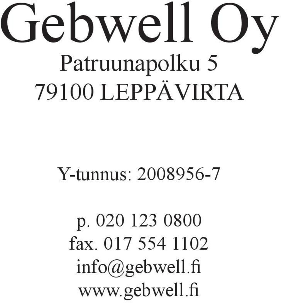 2008956-7 p. 020 123 0800 fax.