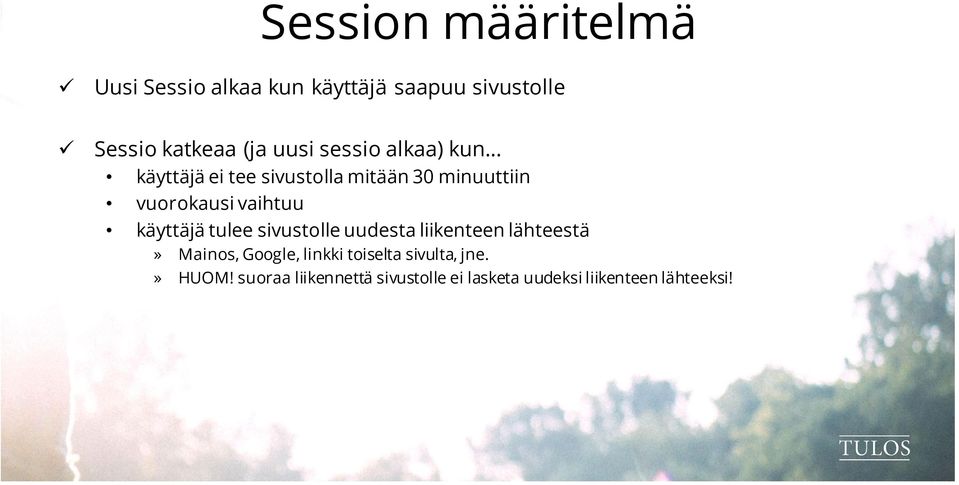 vaihtuu käyttäjä tulee sivustolle uudesta liikenteen lähteestä» Mainos, Google, linkki