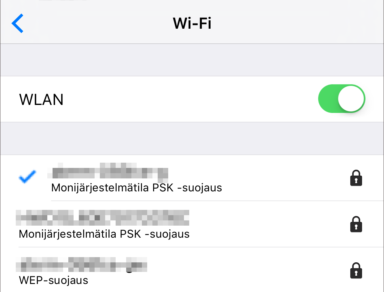 Näkyviin tulee virheilmoitus Wi-Fi-yhteyden epäonnistuttua tai kun RICOH-tulostimia ei löydy. Tulostimia etsitään uudelleen, jos valitset [OK].