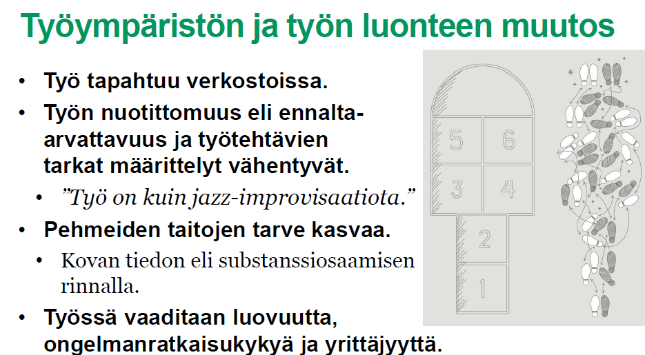 Resurssien niukentuessa järkevää keskittyä yhteen kärkeen => Tuetaan kasvupolitiikkaa, työnvälitystä ja nopeaa työllistymistä TEM:lle jäävä koulutus profiloituu