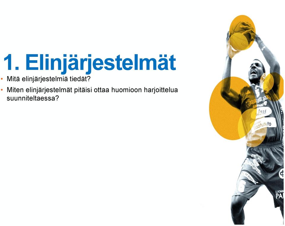 Miten elinjärjestelmät pitäisi