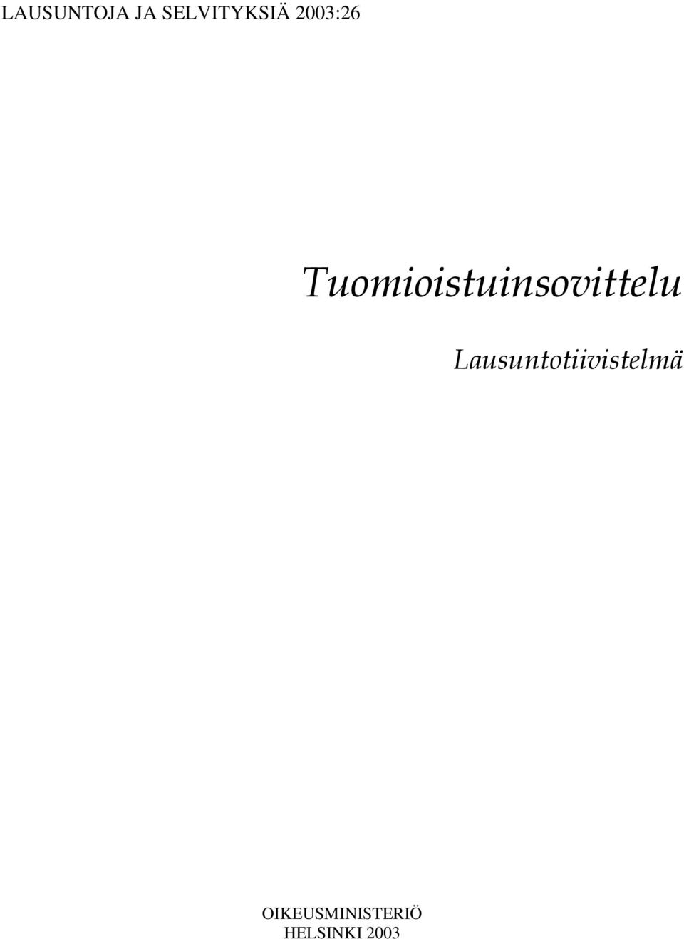 Tuomioistuinsovittelu