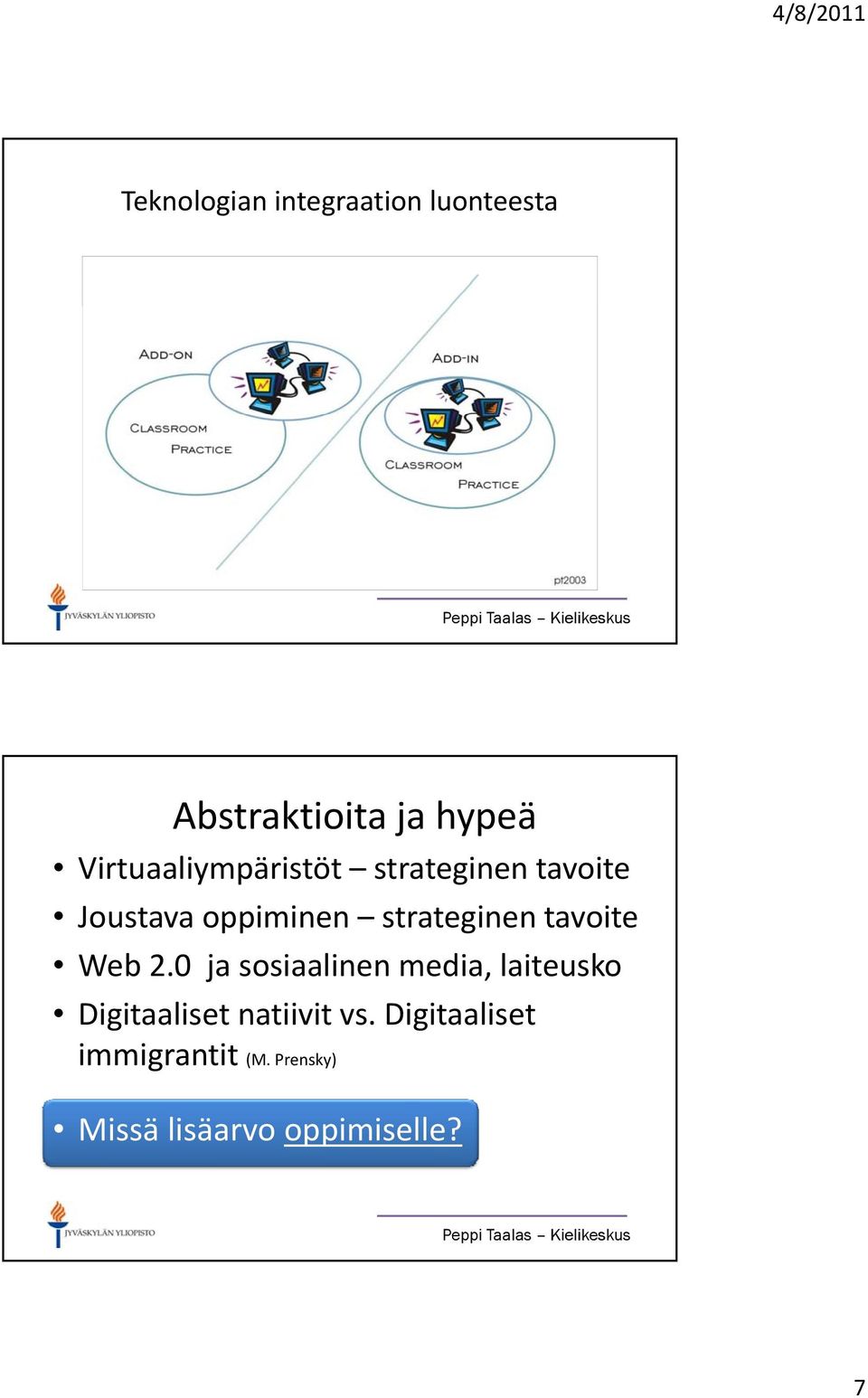 strateginen tavoite Web 2.