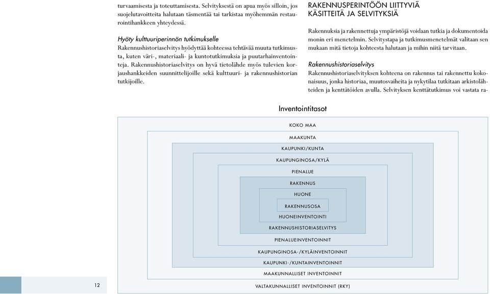 Rakennushistoriaselvitys on hyvä tietolähde myös tulevien korjaushankkeiden suunnittelijoille sekä kulttuuri- ja rakennushistorian tutkijoille.