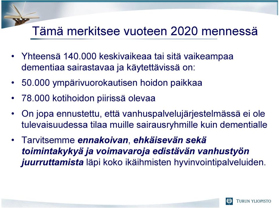 000 ympärivuorokautisen hoidon paikkaa 78.