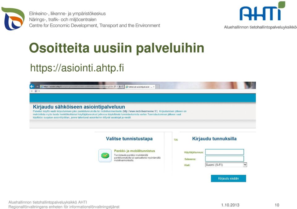 palveluihin