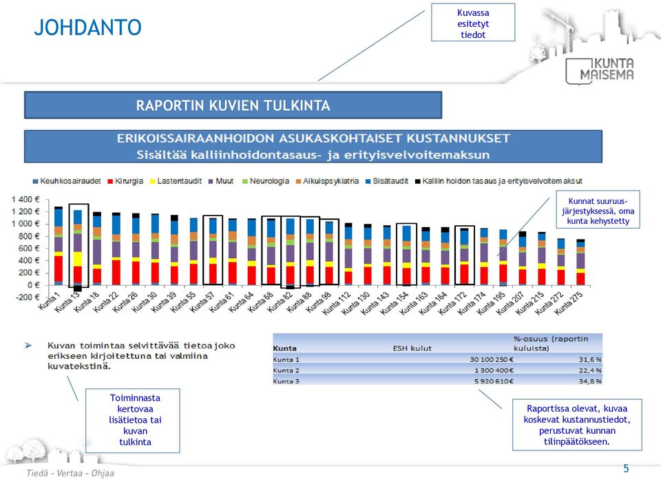 Toiminnasta kertovaa lisätietoa tai kuvan tulkinta Raportissa