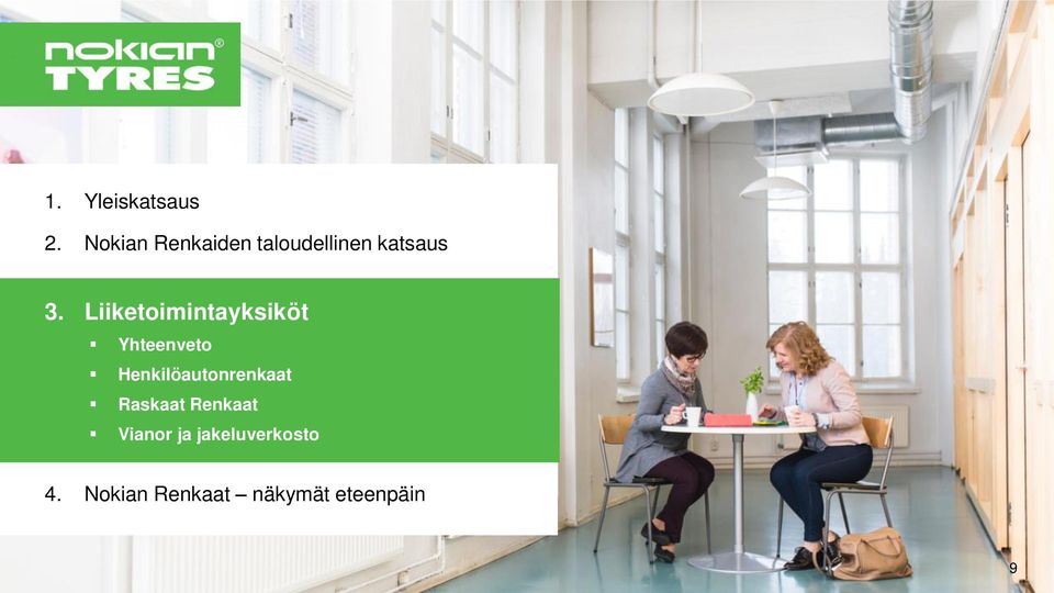 Liiketoimintayksiköt Yhteenveto