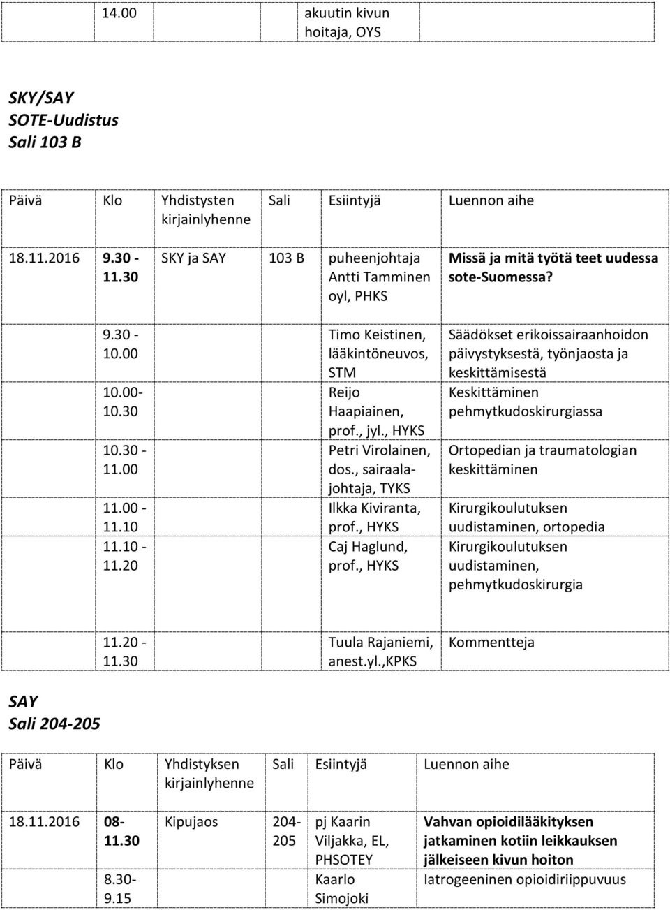 , HYKS Caj Haglund, prof., HYKS Missä ja mitä työtä teet uudessa sote-suomessa?