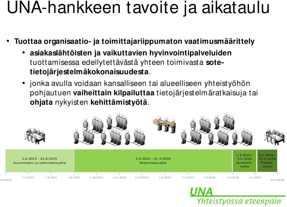 toimivasta sotetietojärjestelmäkokonaisuudesta.