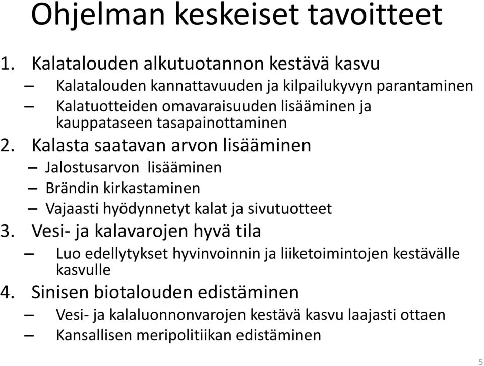 kauppataseen tasapainottaminen 2.