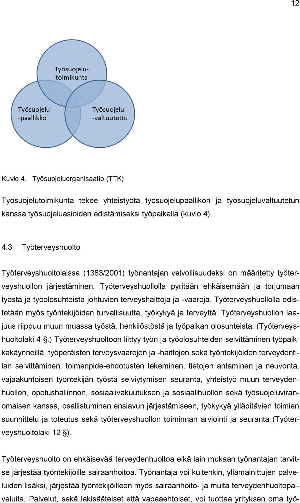 Työterveyshuollolla edistetään myös työntekijöiden turvallisuutta, työkykyä ja terveyttä. Työterveyshuollon laajuus riippuu muun muassa työstä, henkilöstöstä ja työpaikan olosuhteista.