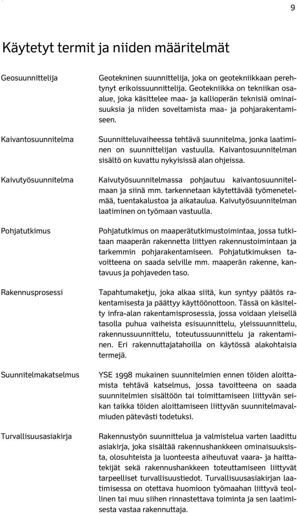 Suunnitteluvaiheessa tehtävä suunnitelma, jonka laatiminen on suunnittelijan vastuulla. Kaivantosuunnitelman sisältö on kuvattu nykyisissä alan ohjeissa.