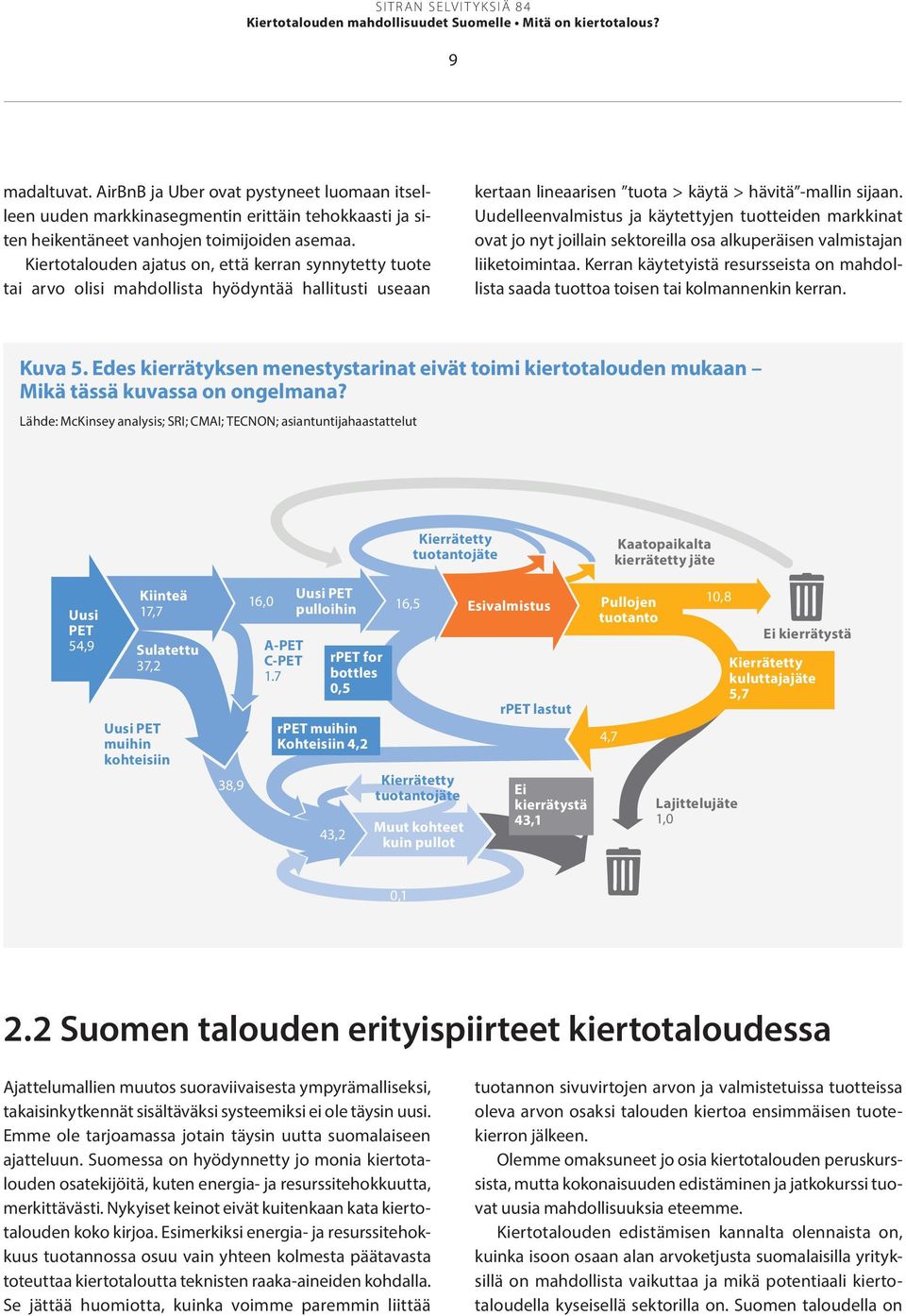 Kiertotalouden ajatus on, että kerran synnytetty tuote tai arvo olisi mahdollista hyödyntää hallitusti useaan kertaan lineaarisen tuota > käytä > hävitä -mallin sijaan.