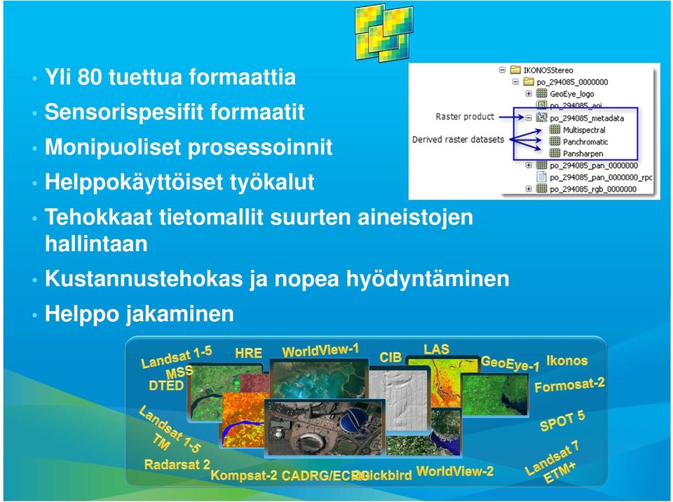 Tehokkaat tietomallit suurten aineistojen hallintaan