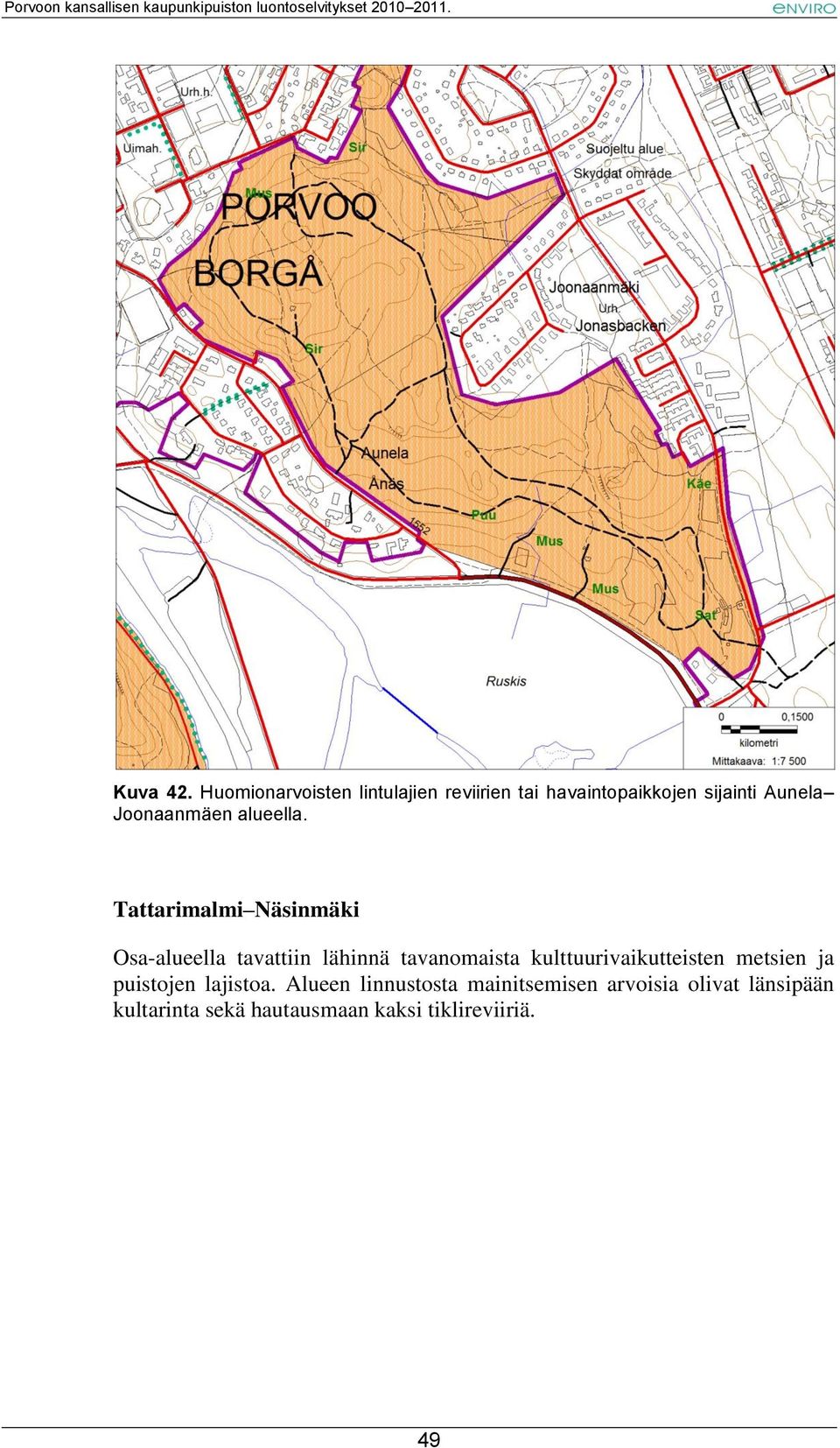 Joonaanmäen alueella.