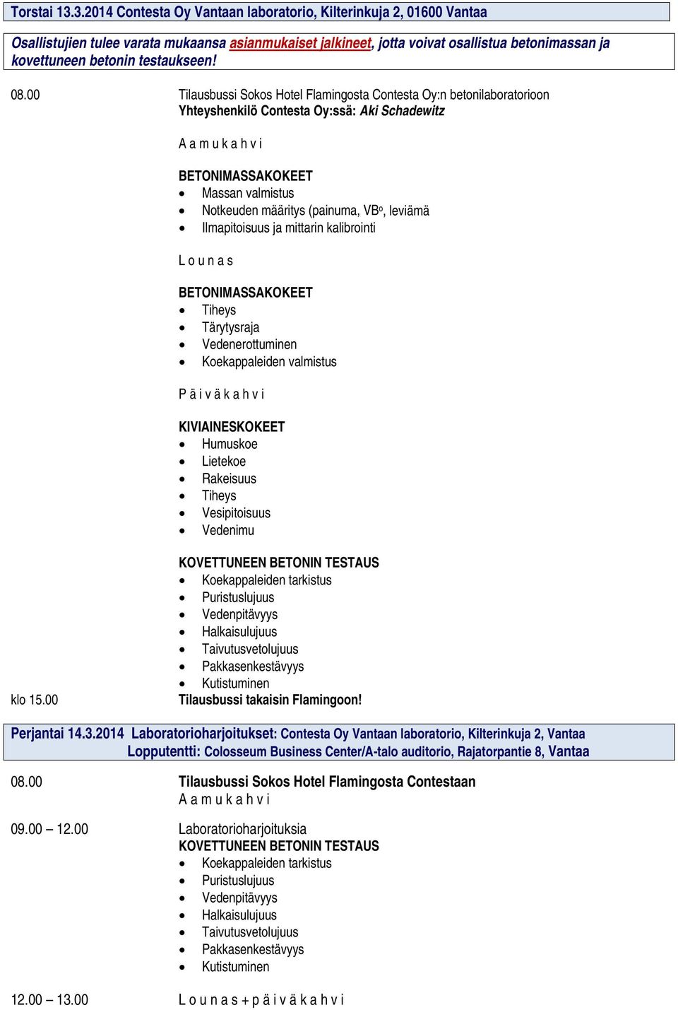 testaukseen! 08.