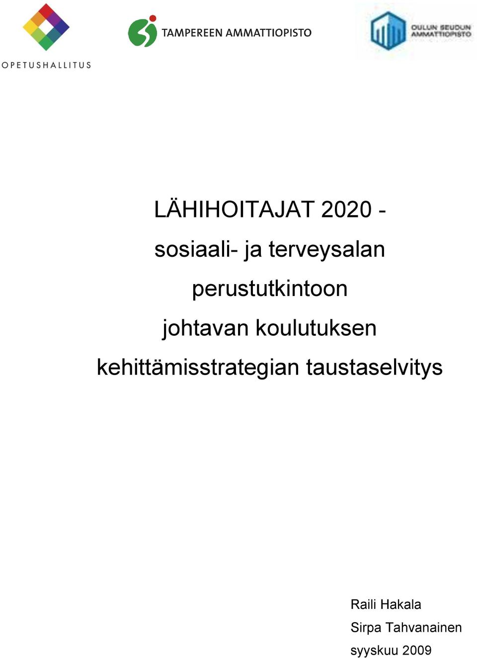 koulutuksen kehittämisstrategian