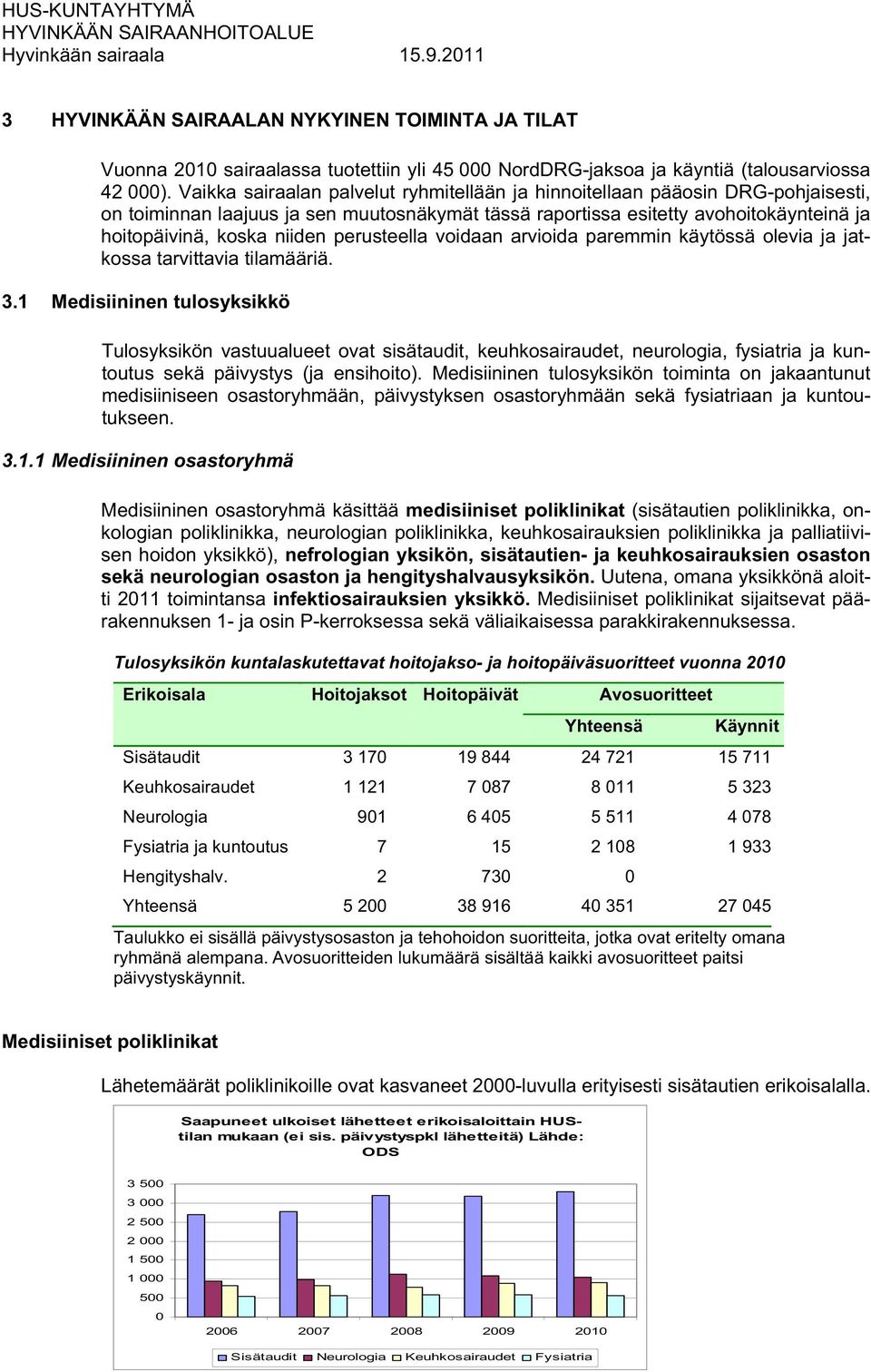 perusteella voidaan arvioida paremmin käytössä olevia ja jatkossa tarvittavia tilamääriä. 3.