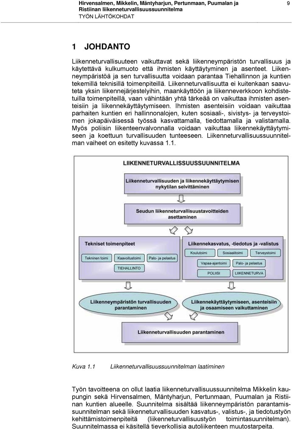 Liikenneturvallisuutta ei kuitenkaan saavuteta yksin liikennejärjestelyihin, maankäyttöön ja liikenneverkkoon kohdistetuilla toimenpiteillä, vaan vähintään yhtä tärkeää on vaikuttaa ihmisten