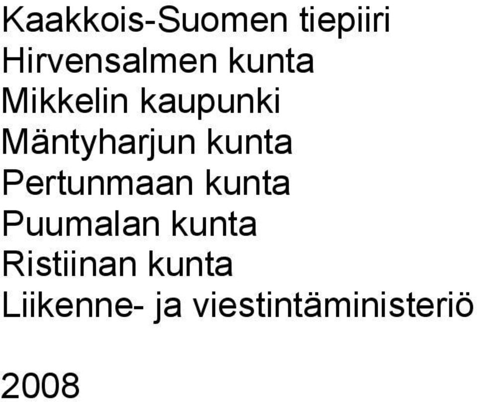 Pertunmaan kunta Puumalan kunta Ristiinan