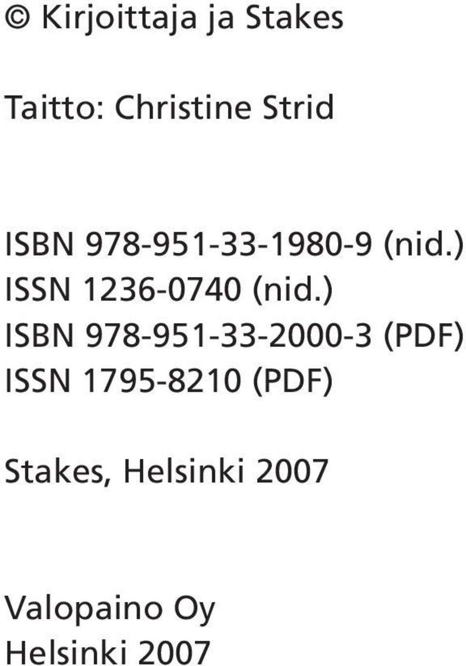 ) ISSN 1236-0740 (nid.