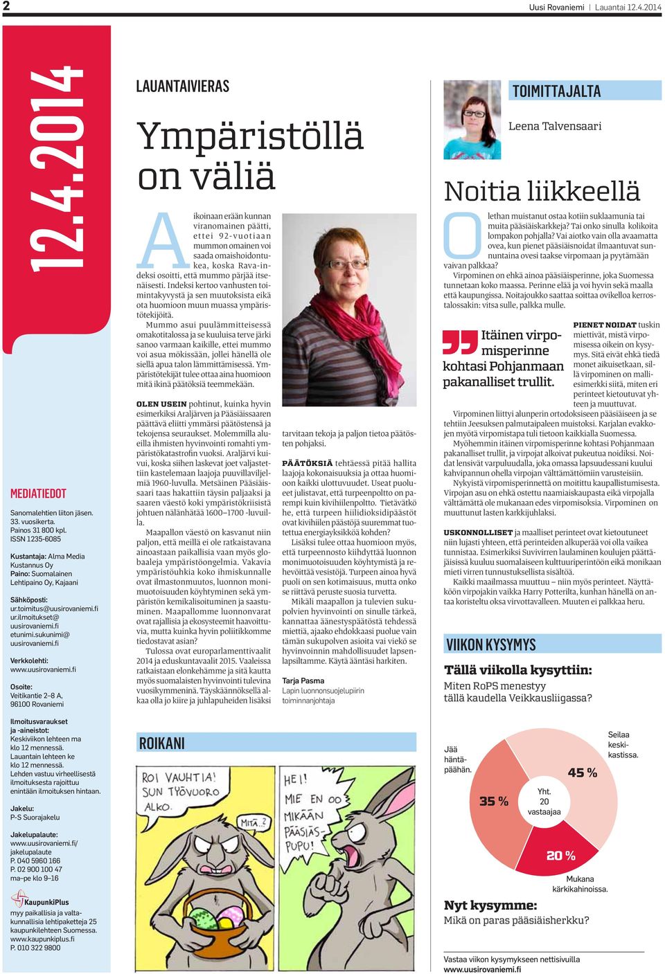 fi Verkkolehti: www.uusirovaniemi.