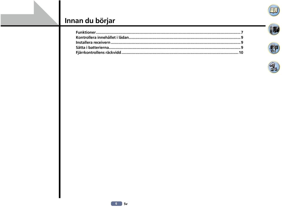 ..9 Installera receivern.