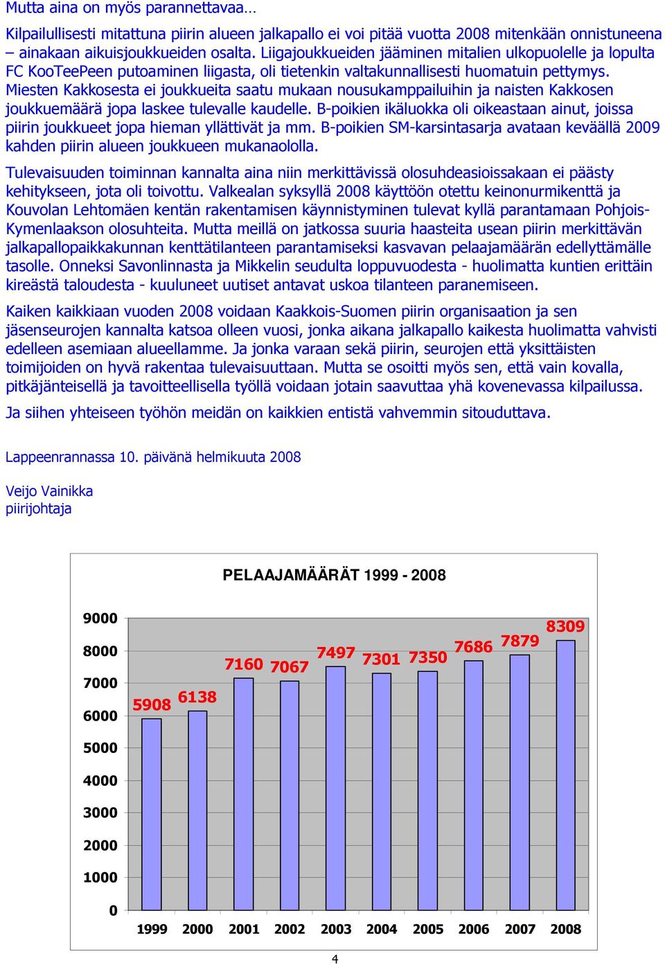 Miesten Kakkosesta ei joukkueita saatu mukaan nousukamppailuihin ja naisten Kakkosen joukkuemäärä jopa laskee tulevalle kaudelle.