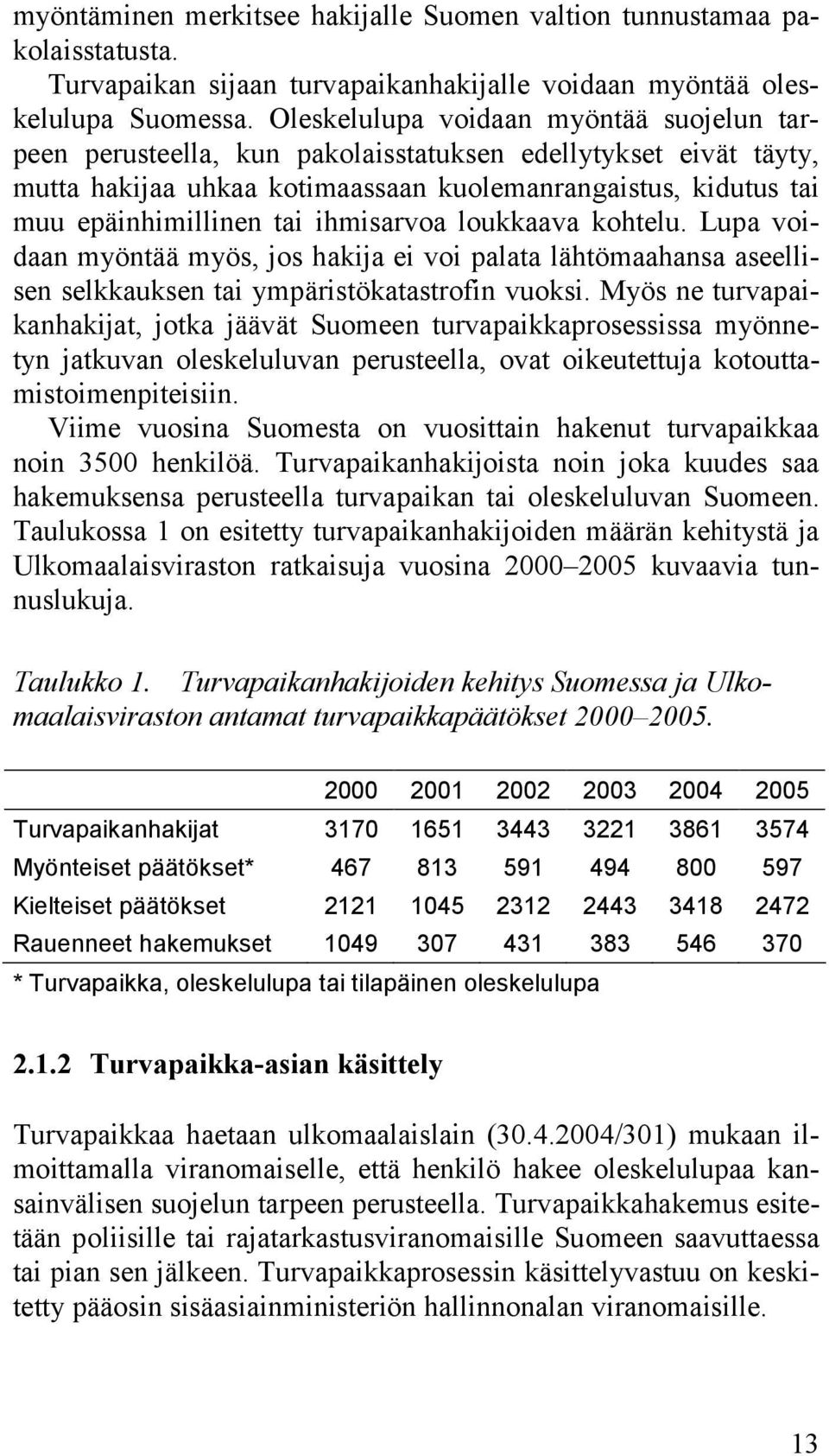 ihmisarvoa loukkaava kohtelu. Lupa voidaan myöntää myös, jos hakija ei voi palata lähtömaahansa aseellisen selkkauksen tai ympäristökatastrofin vuoksi.