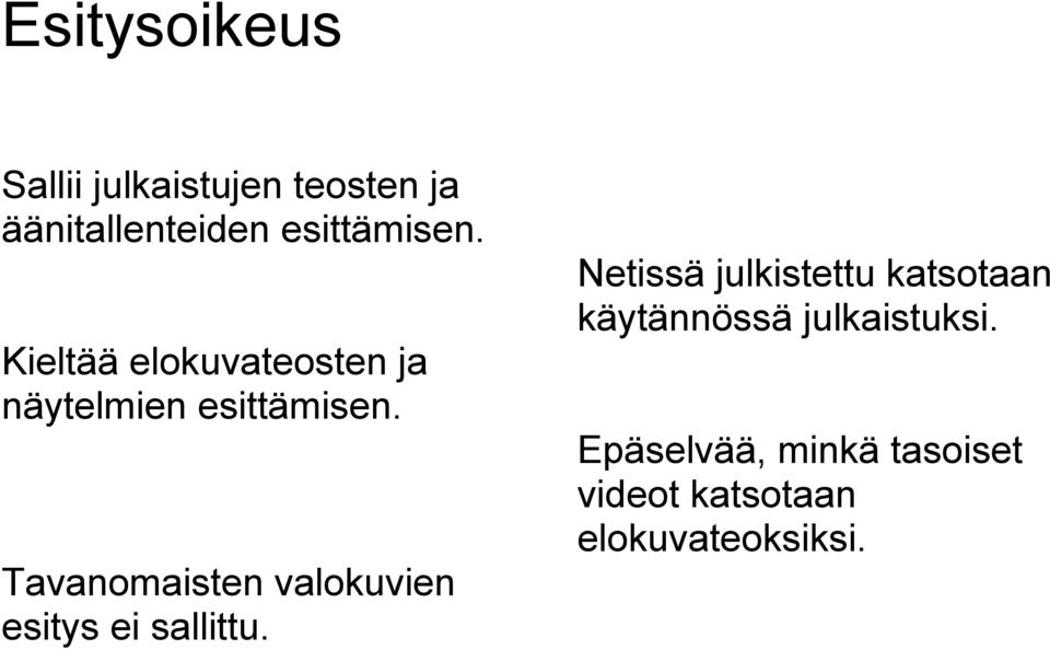 Tavanomaisten valokuvien esitys ei sallittu.