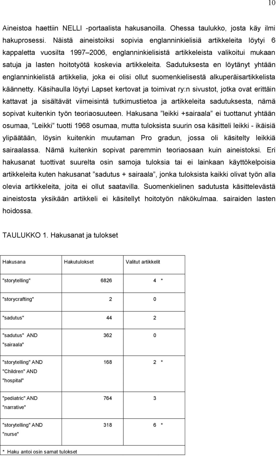 artikkeleita. Sadutuksesta en löytänyt yhtään englanninkielistä artikkelia, joka ei olisi ollut suomenkielisestä alkuperäisartikkelista käännetty.