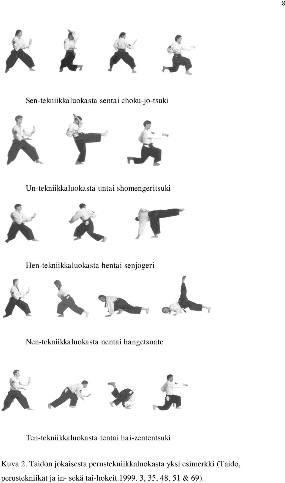 hangetsuate Ten-tekniikkaluokasta tentai hai-zententsuki Kuva 2.