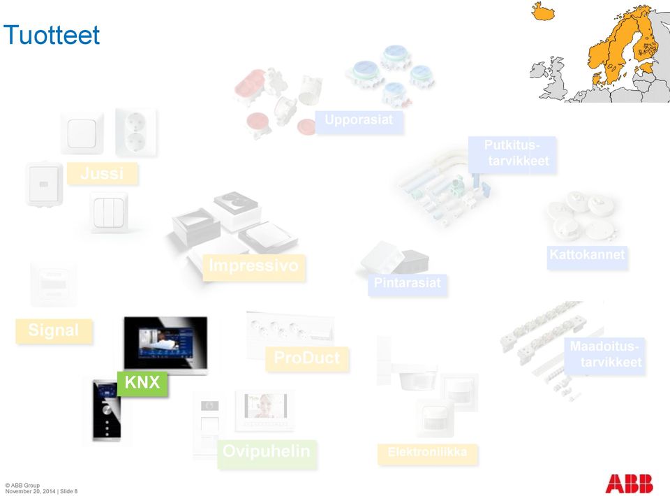 Kattokannet Signal KNX ProDuct