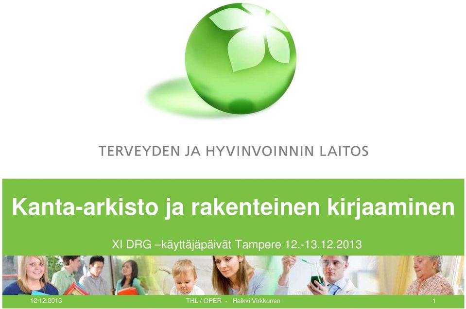 XI DRG käyttäjäpäivät