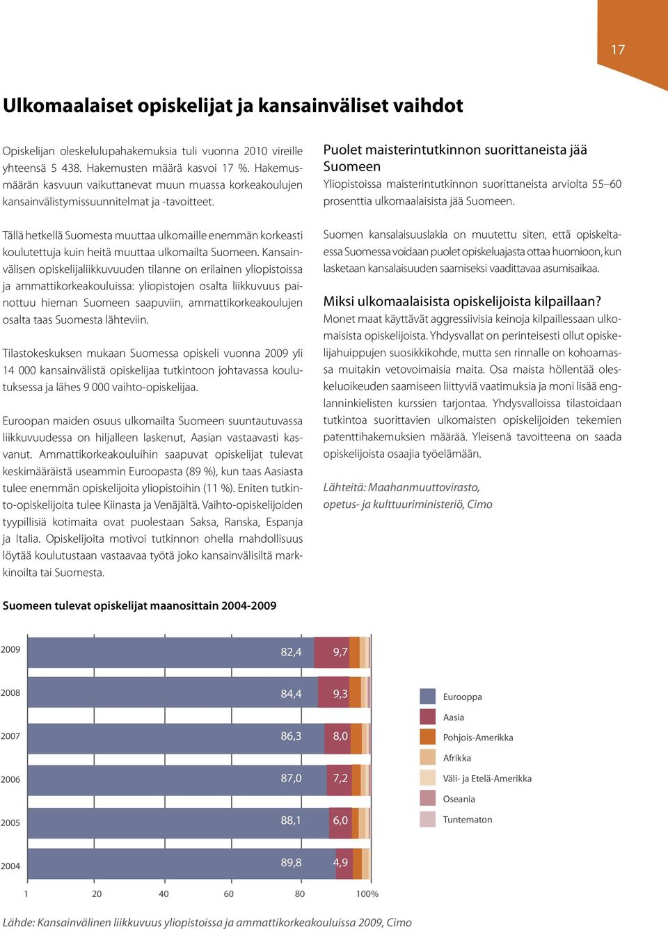 Tällä hetkellä Suomesta muuttaa ulkomaille enemmän korkeasti koulutettuja kuin heitä muuttaa ulkomailta Suomeen.