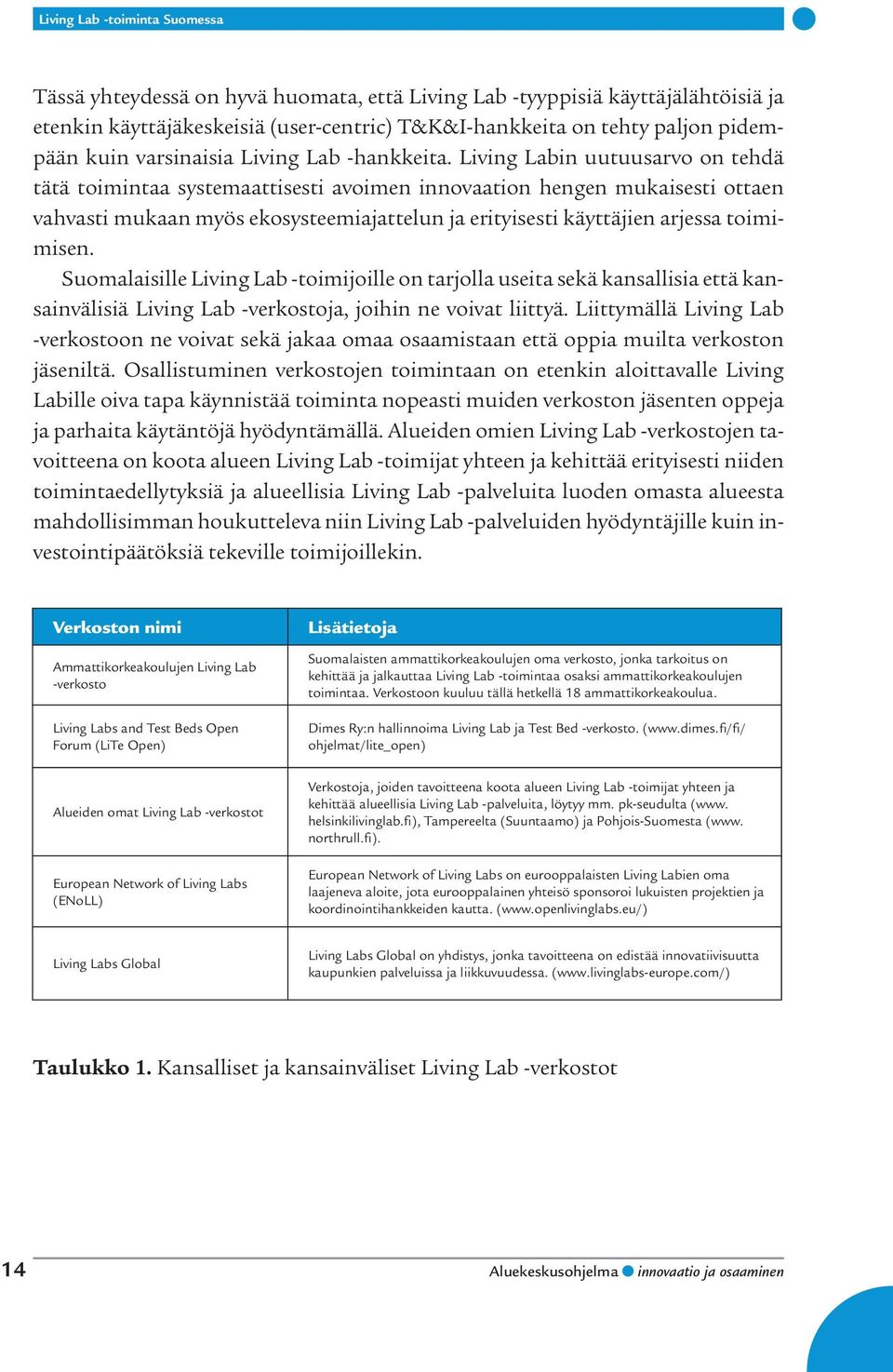 Living Labin uutuusarvo on tehdä tätä toimintaa systemaattisesti avoimen innovaation hengen mukaisesti ottaen vahvasti mukaan myös ekosysteemiajattelun ja erityisesti käyttäjien arjessa toimimisen.