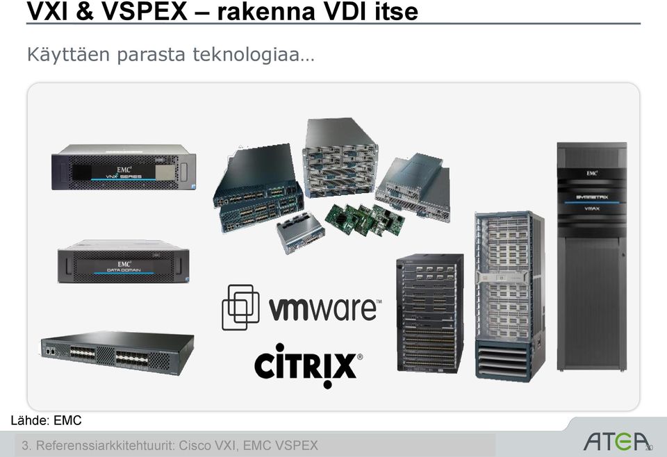 Referenssiarkkitehtuurit: Cisco VXI, EMC VSPEX Copyright 2012