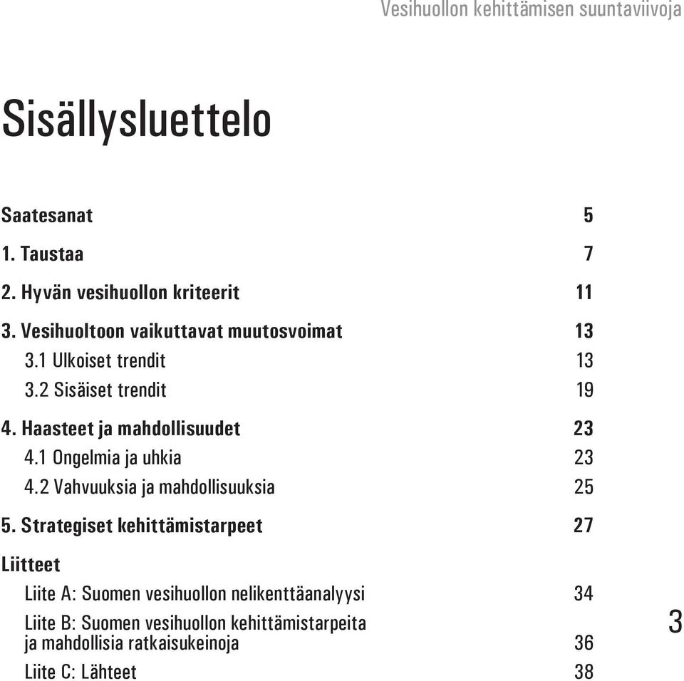 Haasteet ja mahdollisuudet 23 4.1 Ongelmia ja uhkia 23 4.2 Vahvuuksia ja mahdollisuuksia 25 5.