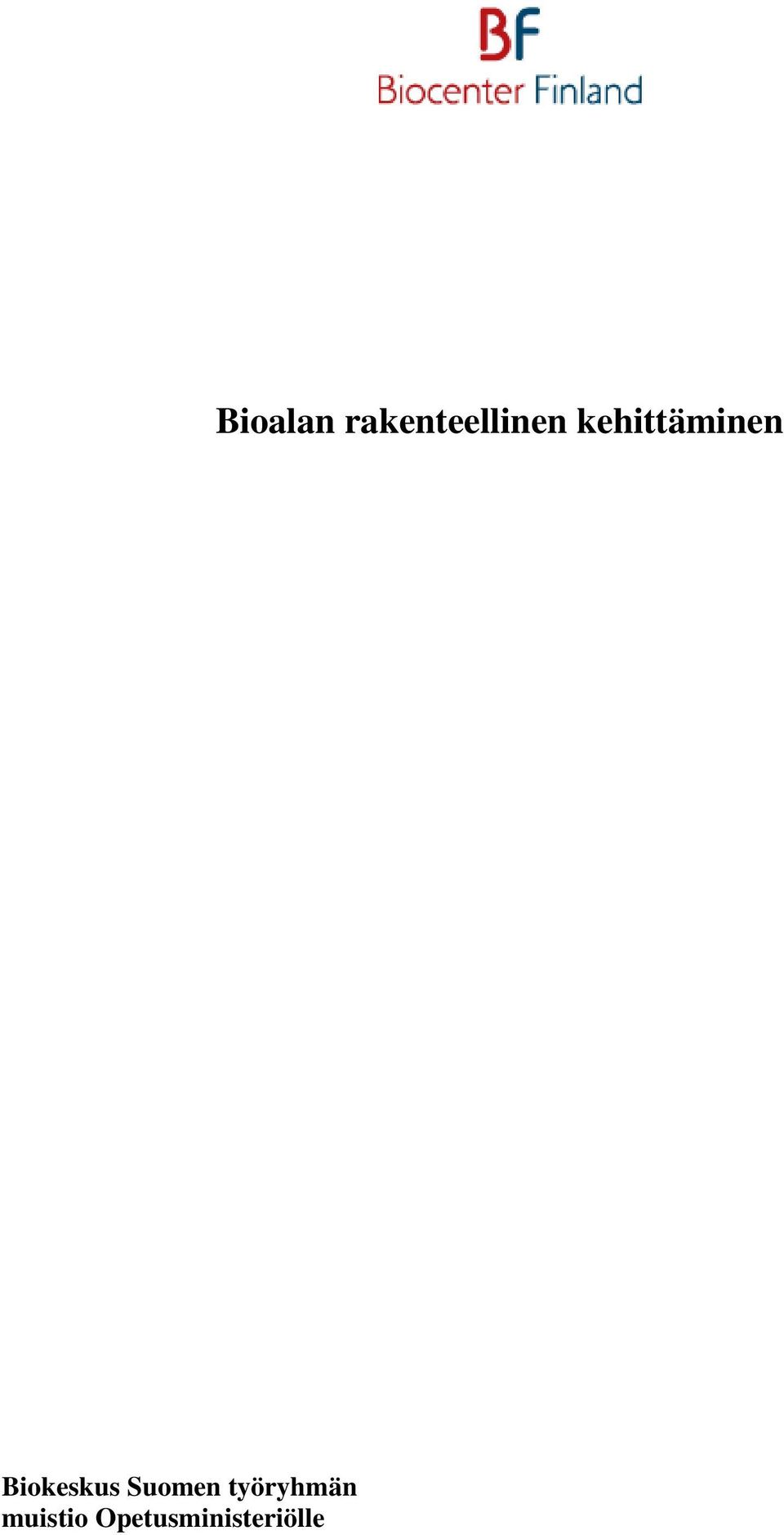 Opetusministeriölle