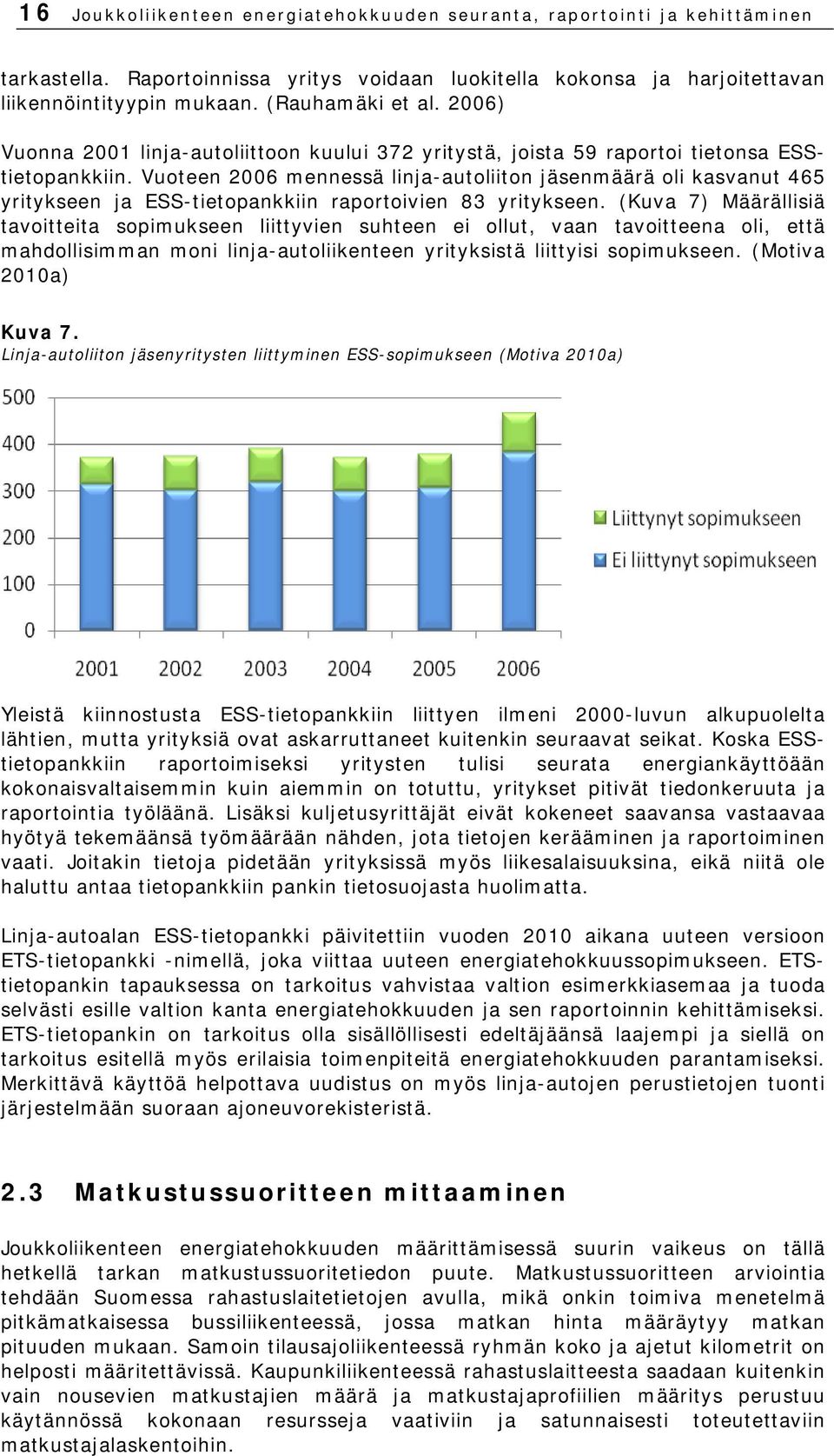 Vuoteen 2006 mennessä linja-autoliiton jäsenmäärä oli kasvanut 465 yritykseen ja ESS-tietopankkiin raportoivien 83 yritykseen.