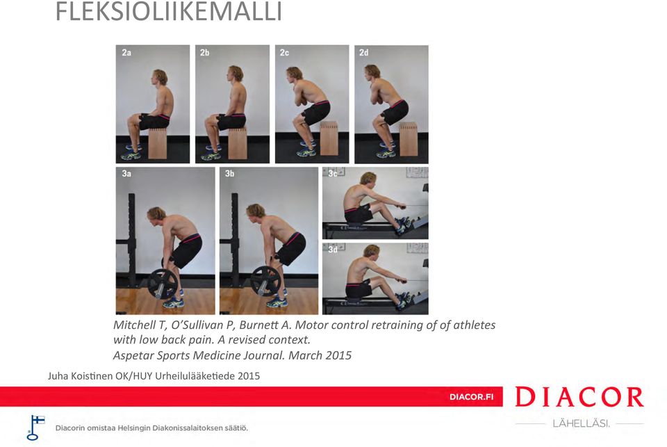 Motor control retraining of of athletes