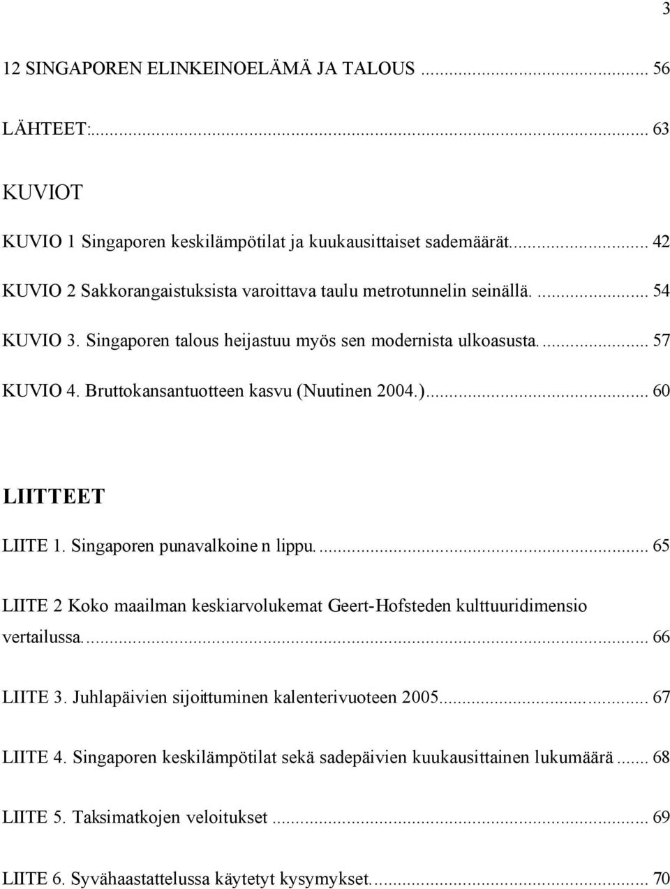 Bruttokansantuotteen kasvu (Nuutinen 2004.)... 60 LIITTEET LIITE 1. Singaporen punavalkoine n lippu.